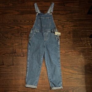 NEW Topshop Dungaree Classic Blue Denim Overalls